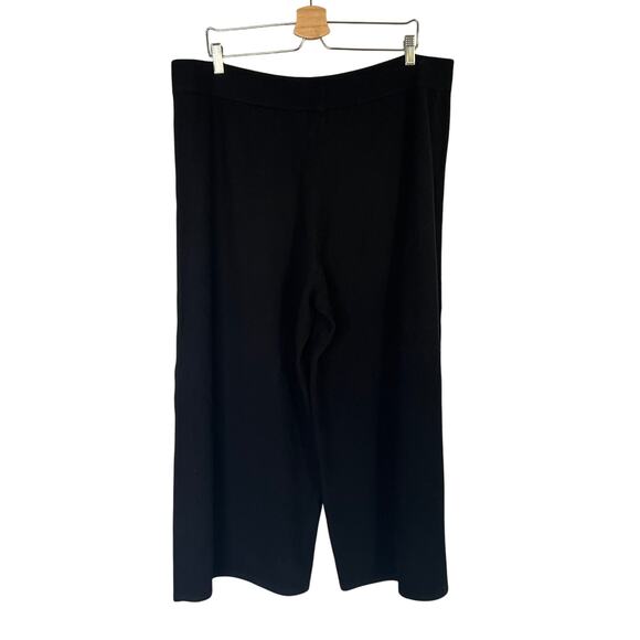 Roucha Pants Women's Last Call Pax Brushed 100% Wool Wide Leg Sweater Pants XL - Picture 3 of 11